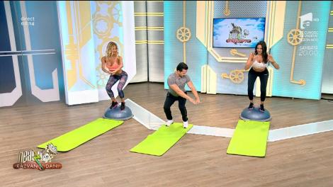 Fitness la Neatza! Execrcitii pentru musculatură cu un accesoriu bosu