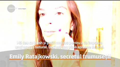 Potrivit Emiliei Ratajkowski, machiajul este unul dintre cele mai importante aspecte în viaţa unei femei