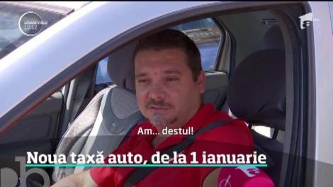Atenţie, şoferi! De la 1 ianuarie 2019 vom plăti o nouă taxă auto