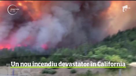 Pompierii din California sunt din nou în alertă din cauza unui incendiu de pădure care s-a propagat foarte rapid