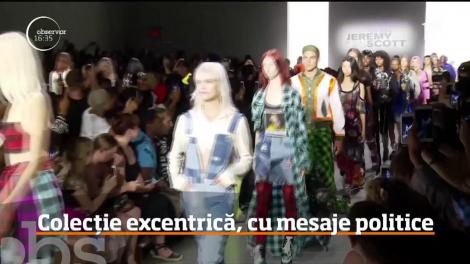 Săptămâna Modei de la New York continuă cu o colecţie excentrică semnată de Jeremy Scott