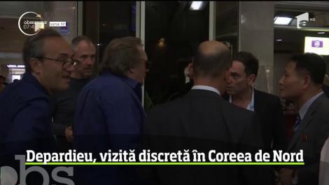 Gérard Depardieu, vizită discretă în Coreea de Nord