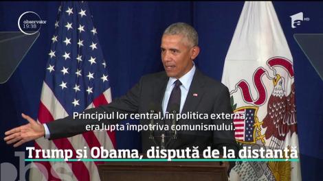 Continuă războiul declaraţiilor între Barack Obama şi Donald Trump