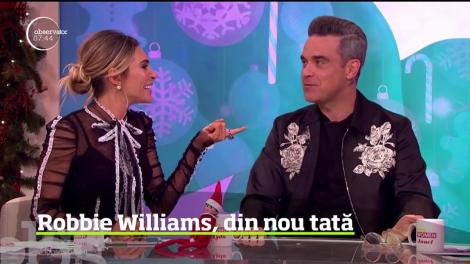 Robbie Williams, din nou tată