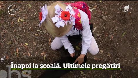 Ultimele pregătiri pentru prima zi de școală
