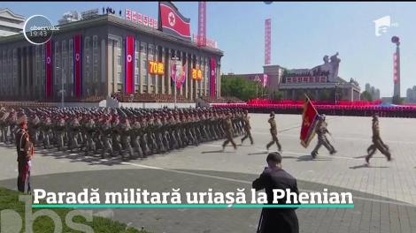 Coreea de Nord a marcat 70 de ani de la înfiinţarea ţării cu tradiţională paradă militară