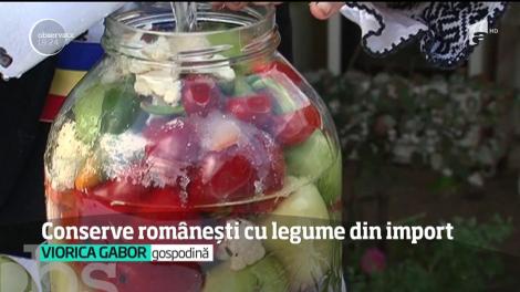 Conservele româneşti sunt făcute cu legume de import. Murăturile şi zacusca mai sunt bio doar dacă le preparăm în casă, cu legume din grădina proprie