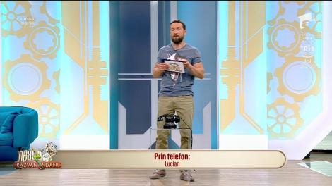 ”Ce încape într-un ghiozdan”. Lucian a pierdut provocarea de la Neatza