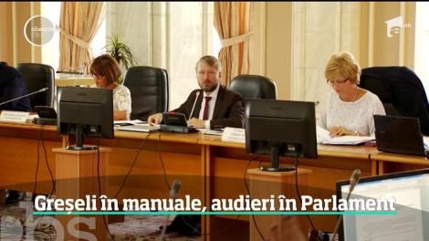 Problema greșelilor din manuale a ajuns în Parlament. Şefa Editurii Didactice, SFIDĂTOARE în fața acuzațiilor