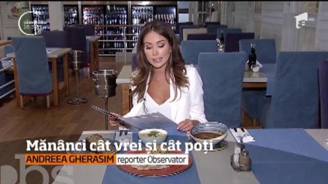 Conceptul "Mănânci până nu mai poţi" a apărut în România. Cât costă o masă copioasă la un astfel de restaurant