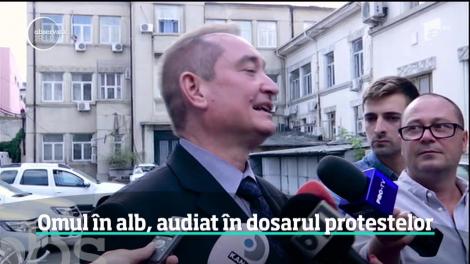 Fantoma Albă din Piaţa Victoriei, Colonelul Cătălin Paraschiv a fost audiat de procurori în dosarul protestului din 10 august!