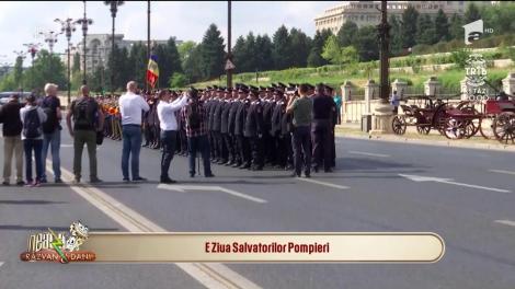 Ziua Pompierului, sărbătorită în Piața Constituției din Capitală: "Noi salvăm suflete, amintiri, speranțe"