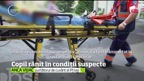 Este anchetă în judeţul Iaşi după ce un copil de 8 ani a ajuns la spital cu mai multe răni pe corp şi o lovitură serioasă la cap