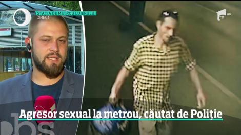 Poliţia, în alertă! O femeie a fost agresată în staţia de metrou Lujerului! Persoanele care îl recunosc sunt rugate să sune la 112