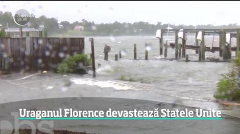 Uraganul Florance a provocat inundaţii masive în statele Carolina de Nord şi de Sud