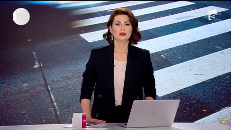 Camion cu remorcă, plin cu lemne, filmat pe contrasens pe Austostrada 1, între Sibiu şi Deva