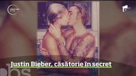 Justin Bieber şi Hailey Baldwin s-au căsătorit în secret