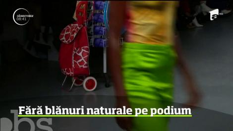 Premieră în istoria Săptămânii Modei din Londra! Blana naturală a fost exclusă din toate prezentările marilor designeri vestimentari