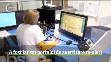 Românii vor fi avertizaţi în cazul unor fenomene meteo extreme, inundaţii sau atac terorist! A fost lansat portalul de avertizare în situaţii de urgenţă