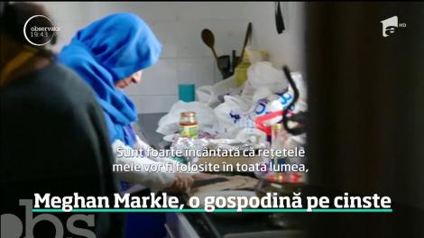Ducesa de Sussex a renunţat la protocol. Meghan Markle a gătit împreună cu victimele incendiului de la Grenfell Tower