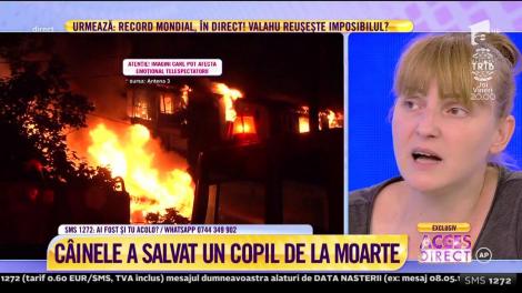 Povești de groază din blocul ce a ars în Capitală! Un câine a SALVAT un copil de la moarte!