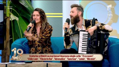 Ecaterine și Dimitri s-au despărțit: ”Oficial nu mai formăm un cuplu. Suntem doar un cuplu muzical de acum înainte”