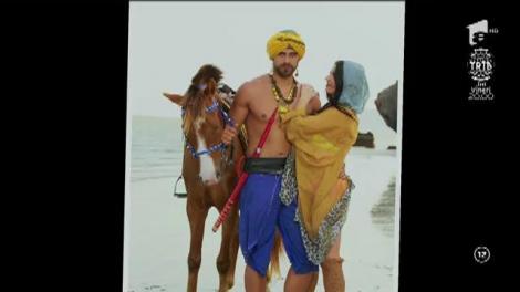 Şedinţă foto incendiară cu Mirela şi Mircea! "Nu te mişca mă, că nu te muşc!"