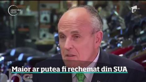 Ambasadorul României în SUA , George Maior, este aproape să-şi piardă funcţia!