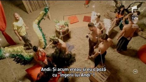 Hanne îi dă semnale lui Andi! Face tot posibilul să atragă atenţia ispitei!