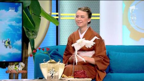Artă din hârtie! Alexandra Gabriela Baranyi, meșter de origami: ”Acest cocor l-am făcut dintr-un metru și jumătate de coală”