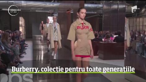 Burberry, colecție pentru toate generațiile