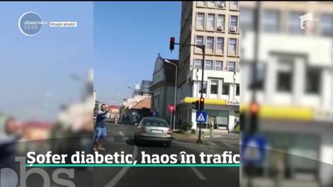 Scene incredibile în Alba Iulia! Un şofer a făcut slalom printre pietoni, a încălcat toate regulile de circulaţie şi a fost la un pas să ucidă mai mulţi oameni