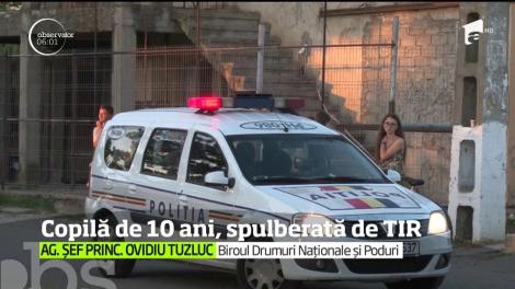 Tragedia a lovit o familie din Prahova. Singura fată, o copilă de numai 10 ani, a pierit sub roţile unui TIR, chiar pe trecerea de pietoni