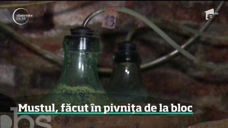Mustul din pivniţa de la bloc