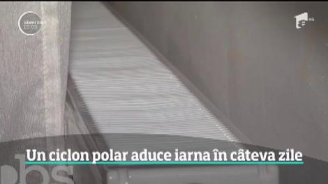 Ne pregătim pentru prima zăpadă a anului! Ciclonul polar Ali va lovi România!