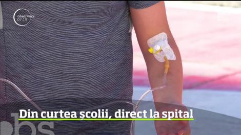 Din curtea şcolii, direct la spital. Elicopterul SMURD a intervenit de urgenţă pentru un elev de 11 ani din localitatea Negru Vodă