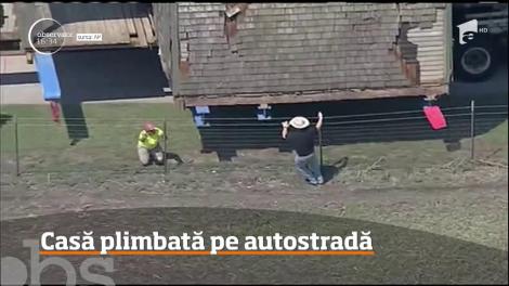 O clădire istorică din Statele Unite a fost plimbată pe autostradă