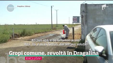Scandal la Dragalina! O echipă Observator a fost atacată de un paznic