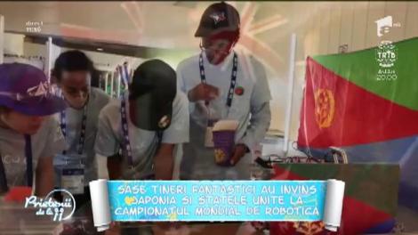 „Prietenii de la 11”. Ei sunt băieții-minune ai României! I-au ÎNVINS pe japonezi și pe americani și au câștigat Campionatul Mondial de Robotică