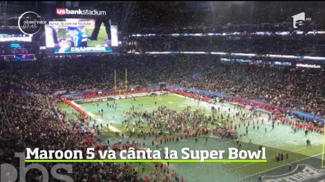 Maroon 5 va cânta în pauza finalei Super Bowl, care va avea loc pe 3 februarie 2019, în Atlanta