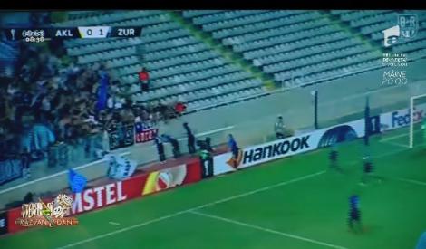 Smiley News! A sărit într-un tunel, de bucurie. S-a întâmplat la un meci de fotbal