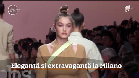 Eleganţă şi extravaganţă la Săptămâna Modei din Milano