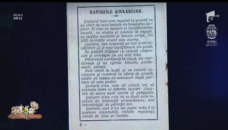 Smiley News! Care erau ”Datoriile școlare” în perioada interbelică. Una dintre reguli: ”Jocurile de noroc sunt oprite și pedepsite”