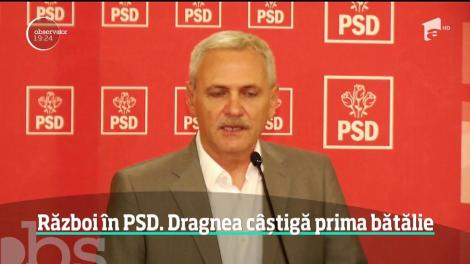Război în PSD. Liviu Dragnea câștigă prima bătălie