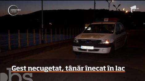 Tragedie în Curtea de Argeş. Un tânăr de 16 ani s-a înecat în lacul din localitate