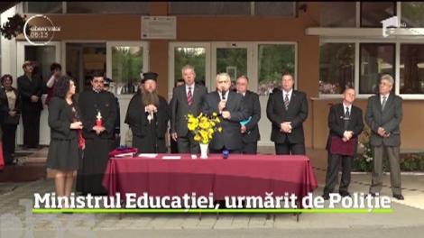 Ministrul Educaţiei a fost urmărit cu poliţia în trafic