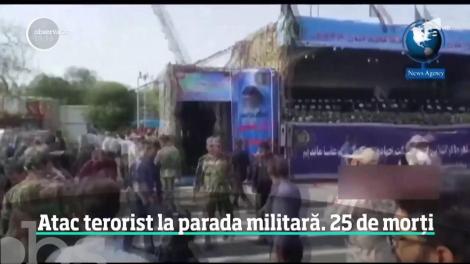 Cel puţin 25 de oameni au murit şi 60 au fost răniţi în Iran, într-un atac terorist revendicat atât de ISIS, cât şi de o grupare antiguvernamentală arabă