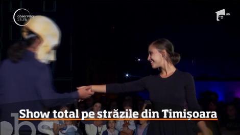 A fost spectacol plin de culoare şi la Timişoara. Un festival dedicat Centenarului a luat startul aseară în oraş