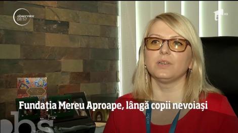 O mamă singură, cu patru copii, din care doi cu probleme grave de sănătate, a simţit că viaţa îi zâmbeşte iar, odată cu darul primit de la Fundaţia Mereu Aproape