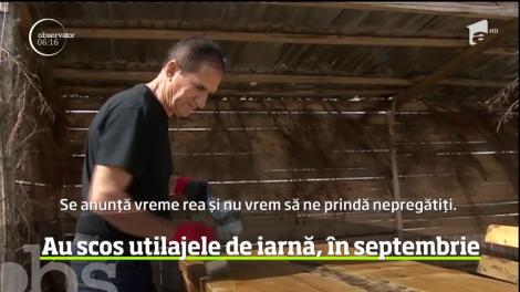 În aşteptarea valului polar, autorităţile au scos utilajele de deszăpezire